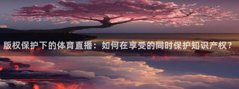 版权保护下的体育直播：如何在享受的同时保护知识产权？